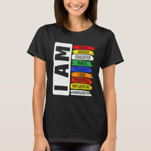 Camiseta Eu Sou Mulher Negra Mês da História Negra Sem Desc
