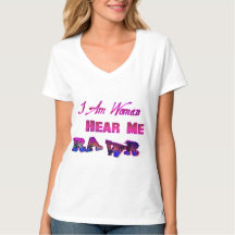 Eu sou mulher ouvindo-me RAWR