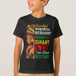 Camiseta Eu Sou Mulheres da História Negra Mês da História