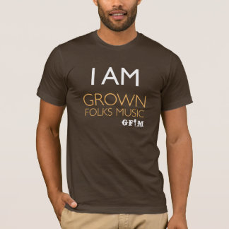 Camiseta Eu sou música de povos crescida (Brown)