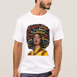 Camiseta Eu sou negra excelência mulher negra forte históri