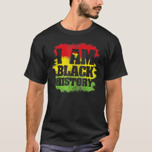 Camiseta Eu Sou Negro História Mês Preto do Orgulho African