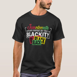 Camiseta Eu sou negro todos os dias, mas hoje sou negro