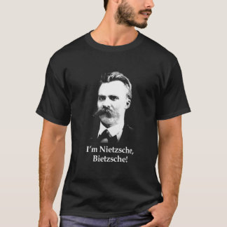 Camiseta Eu sou Nietzsche, Bietzsche! (T preto)