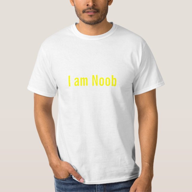 Camiseta Eu sou Noob (Frente)