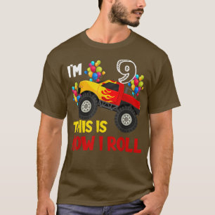 Camiseta Eu sou o 9º... é assim que eu faço o 9º aniversári