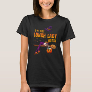 Camiseta Eu sou o Almoço Lady Witch Engraçado Costume Hallo
