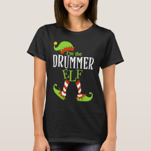 Camiseta Eu Sou O BATERISTA Família Elf Grupo PJ Combinando