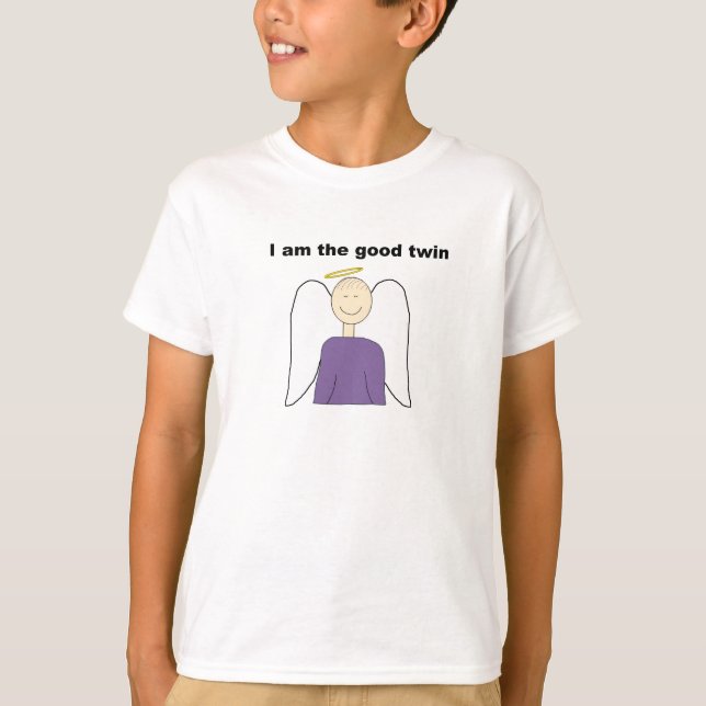Camiseta Eu sou o bom gêmeo (Frente)