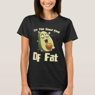 Camiseta Eu sou o bom tipo de Fruta tropical gorda Avocado