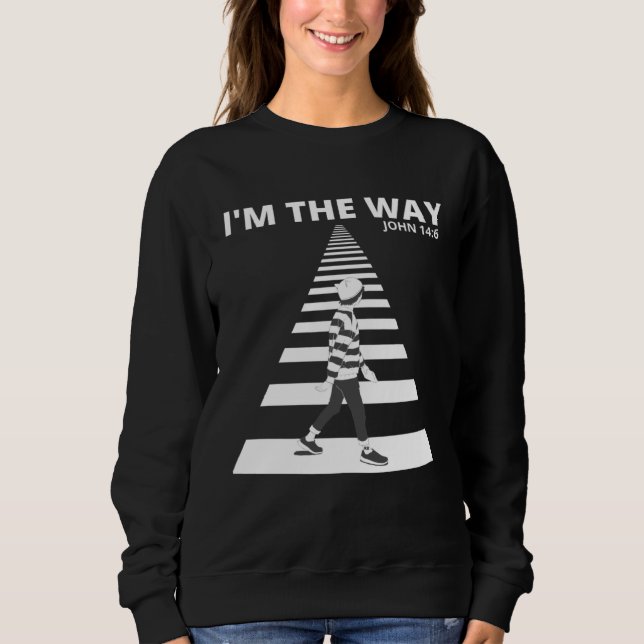 Camiseta EU SOU O CAMINHO Versículo Bíblico Para Adolescent (Frente)