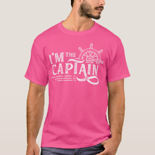 Camiseta EU Sou o Capitão Amante do Navio Barco Proprietári