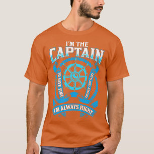 Camiseta Eu Sou O Capitão Eu Sou Sempre O Barco Certo