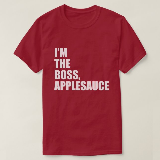 CAMISETA EU SOU O CHEFE. (Frente do Design)