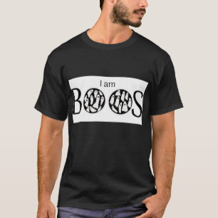 Camiseta Eu sou o chefe dos fantasmas no Halloween