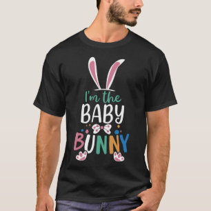 Camiseta Eu sou o coelho bebê orelhas de coelho de Páscoa F