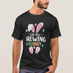 Camiseta Eu Sou o Coelho Cervejeiro de Páscoa da Família Co