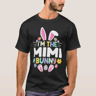 Camiseta Eu sou o coelho mimi divertido dia de Páscoa famíl