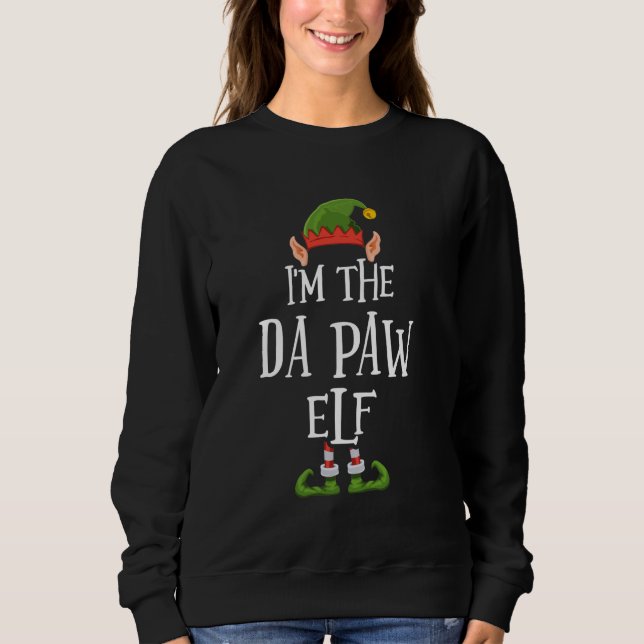 Camiseta Eu sou o Da Paw Elf Graphic - Feliz Natal (Frente)