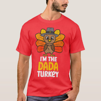 Camiseta Eu sou o Dada Turquia Feliz Ação de Graças 2022 Ou