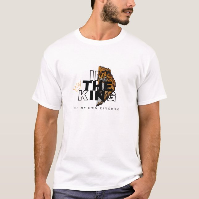 CAMISETA EU SOU O DESIGN DO REI TSHIRT (Frente)