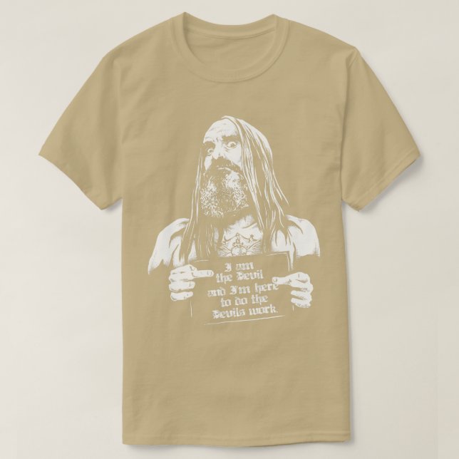 Camiseta Eu sou o Diabo (Frente do Design)
