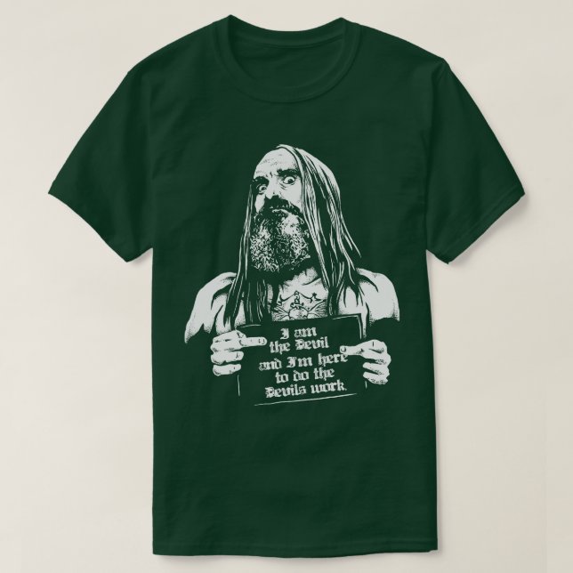 Camiseta Eu sou o Diabo (Frente do Design)