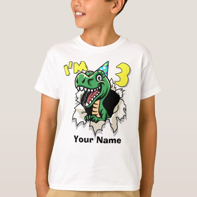 Camiseta Eu sou o dinossauro 3 (Frente)