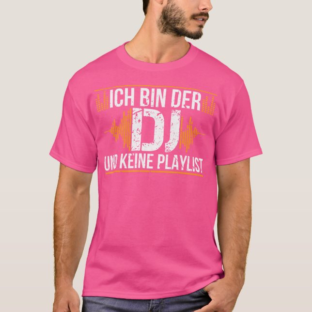 Camiseta Eu Sou O DJ Sem Playlist Música Disko Techno (Frente)