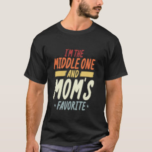 Camiseta Eu Sou o do Meio e o Favorito da Mamãe Irmão Engra