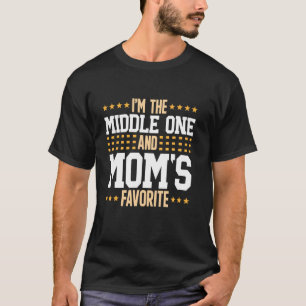 Camiseta Eu Sou o do Meio e o Favorito da Mamãe Irmão Engra