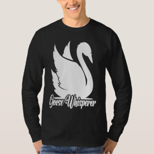 Camiseta Eu Sou o Domador de Gansos Ave Aquática Animal Gan