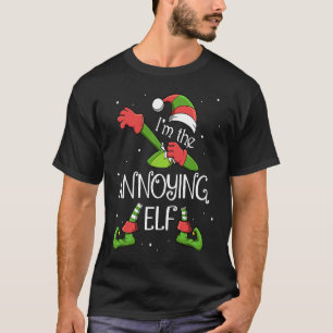Camiseta Eu sou o Elf irritante que está a abater o Pai Nat