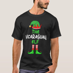 Camiseta Eu sou o Elf Nicaraguan Nicarágua no Natal Pajama