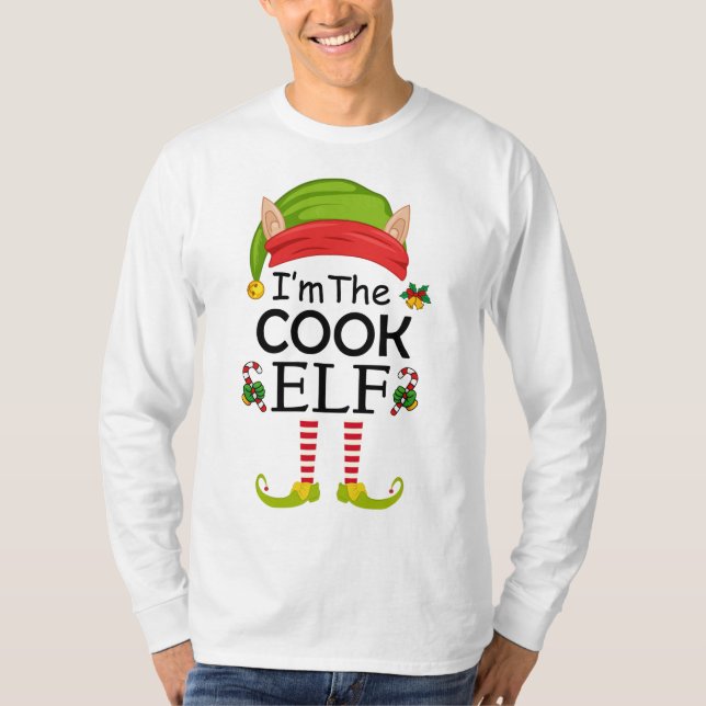 Camiseta Eu Sou O Elfo Cozinheiro (Frente)