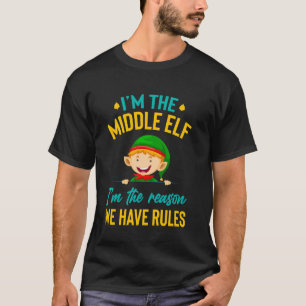 Camiseta Eu sou o elfo do meio, eu sou o motivo pelo qual t