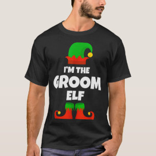 Camiseta Eu Sou O Elfo Do Noivo Família Pijama Natal Engraç