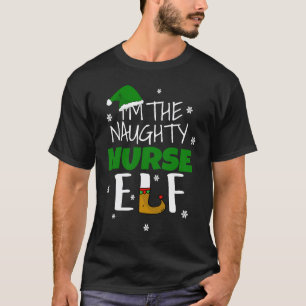 Camiseta Eu Sou O Elfo Enfermeira Safado Correspondência Gr