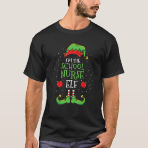Camiseta Eu Sou O Elfo Enfermeiro Da Escola De Natal