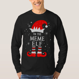 Camiseta Eu Sou O Elfo Meme Combinando Roupas De Natal Dive