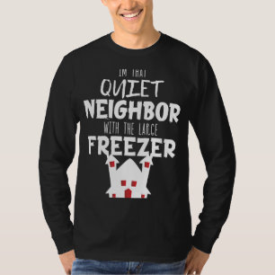 Camiseta Eu Sou O Figurino Silencioso De Halloween Do Vizin