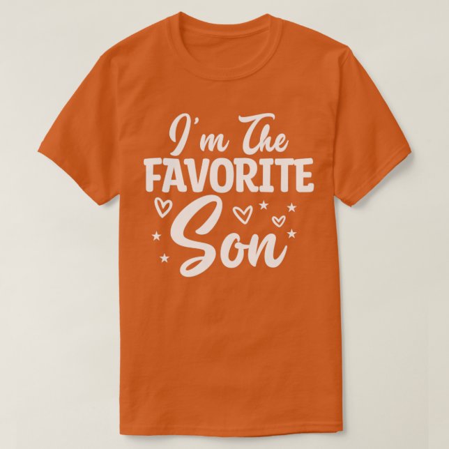Camiseta Eu Sou O Filho Favorito1 (Frente do Design)