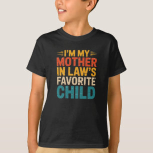 Camiseta Eu Sou o Filho Favorito da Minha Sogra, Pai/Mãe En