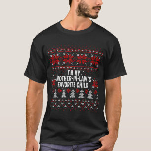 Camiseta Eu Sou o Filho Favorito da Minha Sogra Piada Natal