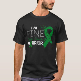 Camiseta Eu sou o "Fine Bipolar Disorder Warrior Awarness F