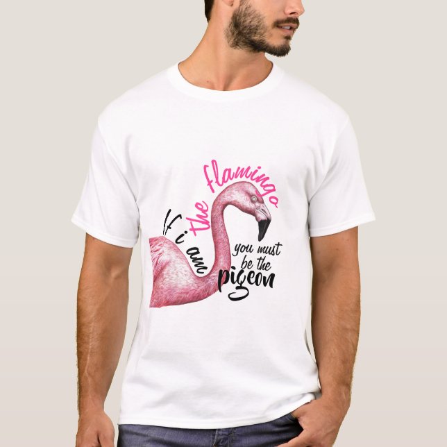 Camiseta Eu sou o Flamingo (Frente)