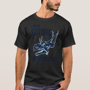 Camiseta Eu sou o futuro paleontólogo Dinossauro Fóssil Ent