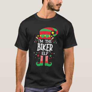 Camiseta Eu sou o Grupo da Família Biker Elf a combinar o 