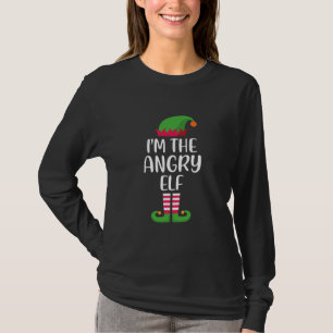 Camiseta Eu sou o grupo da família de Natal do Elf Irritado