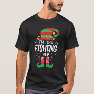 Camiseta Eu sou o Grupo da Família Elf de Pesca que combina